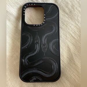 iPhone 15 Pro Impact MagSafe Case with Black Snakes
